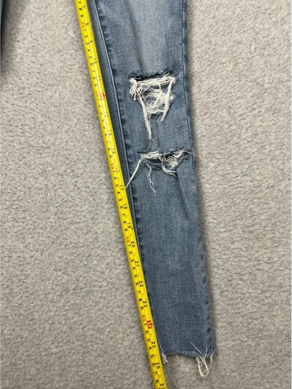 American Eagle High Rise Jegging Denim Jeans Womens Size 00S Distressed